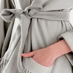Yves Delorme Ceinture Poncho laine- Ponchos|Homewear & Loungewear