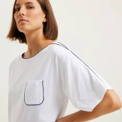 Yves Delorme Chemise de nuit courte Anafi- Chemises De Nuit, Nuisettes & Liquettes|Vêtements De Nuit