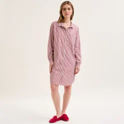 Yves Delorme Chemise de nuit Essentiel rayé- Chemises De Nuit, Nuisettes & Liquettes|Vêtements De Nuit