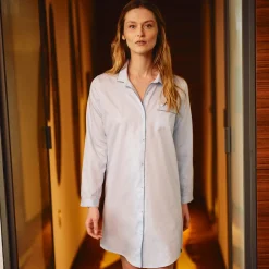 Yves Delorme Chemise de nuit Essentiel Uni- Chemises De Nuit, Nuisettes & Liquettes|Vêtements De Nuit