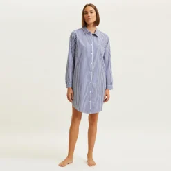Yves Delorme Chemise de nuit Essentiel rayé- Chemises De Nuit, Nuisettes & Liquettes|Vêtements De Nuit