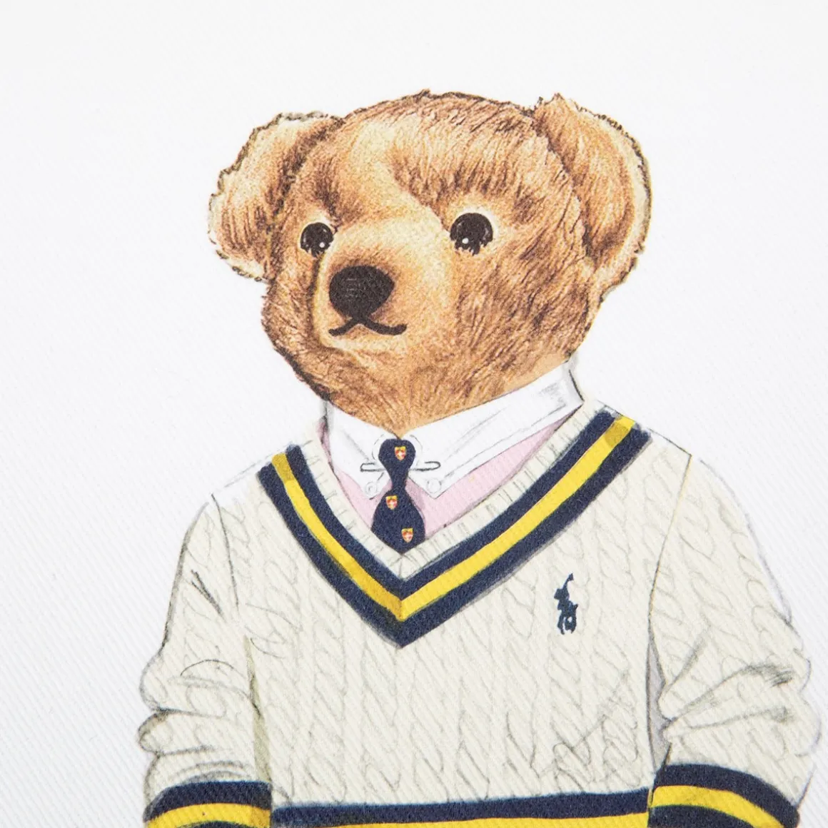 Yves Delorme Coussin Preppy Hampton Bear- Coussins
