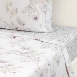 Yves Delorme Drap plat Givre- Draps Plats