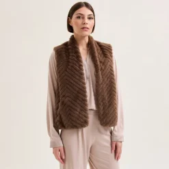 Yves Delorme Gilet court Joséphine- Hauts, Sweats, Vestes & Kimonos|Homewear & Loungewear