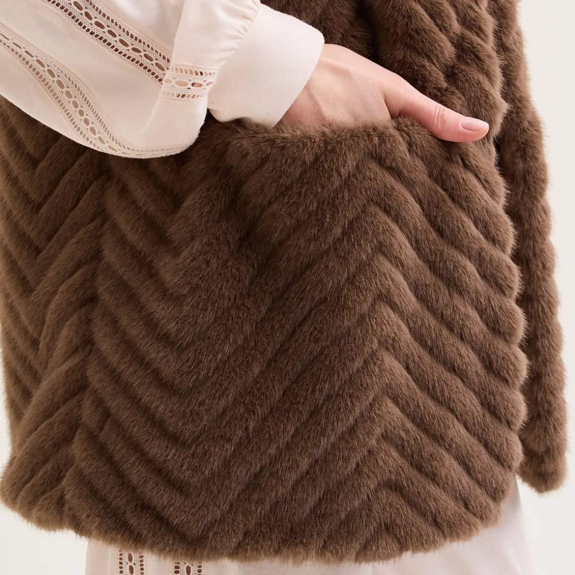 Yves Delorme Gilet long Joséphine- Hauts, Sweats, Vestes & Kimonos|Homewear & Loungewear