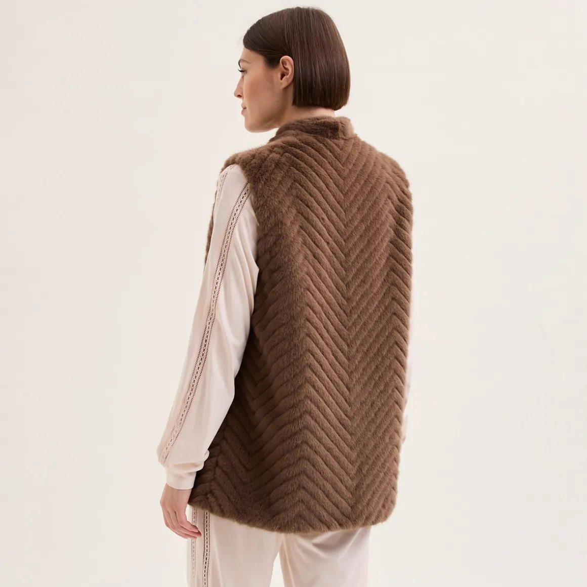Yves Delorme Gilet long Joséphine- Hauts, Sweats, Vestes & Kimonos|Homewear & Loungewear