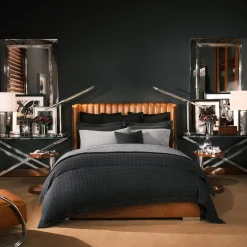 Yves Delorme Housse de couette Modern Driver Blakeley- Housses De Couette