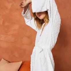Yves Delorme Kimono court Fauve- Robes De Chambre & Kimonos|Vêtements De Nuit