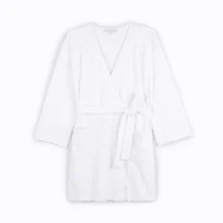 Yves Delorme Kimono court Fauve- Robes De Chambre & Kimonos|Vêtements De Nuit