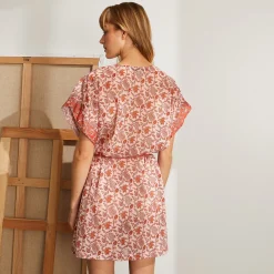 Yves Delorme Kimono court Fleurs du désert- Hauts, Sweats, Vestes & Kimonos|Homewear & Loungewear