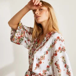 Yves Delorme Kimono court Prairie- Robes De Chambre & Kimonos|Vêtements De Nuit