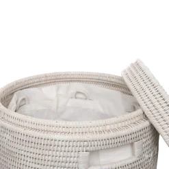 Yves Delorme Panier à linge Bayonne- Accessoires De Salle De Bain