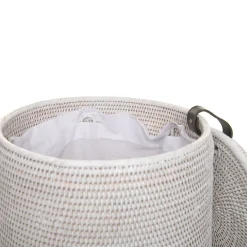 Yves Delorme Panier à linge Biarritz- Accessoires De Salle De Bain