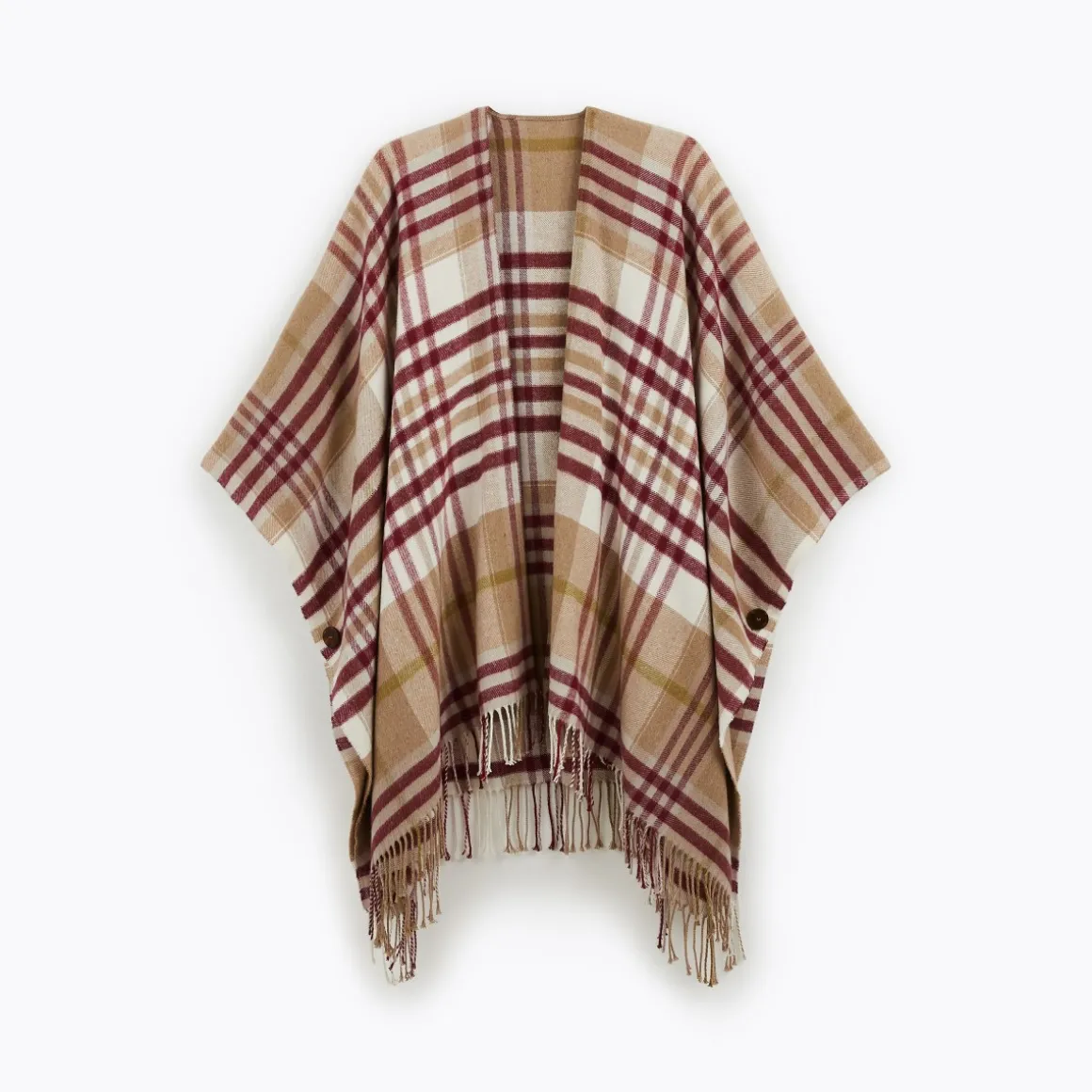 Yves Delorme Poncho Carreaux- Ponchos|Homewear & Loungewear