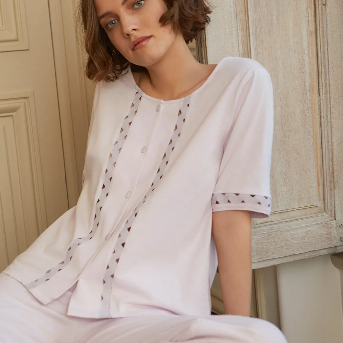 Yves Delorme Pyjama Ostara- Pyjamas|Vêtements De Nuit