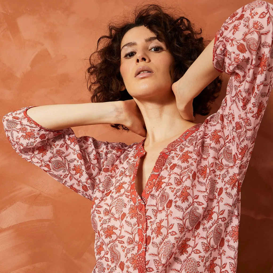 Yves Delorme Robe courte Fleurs du désert- Robes|Homewear & Loungewear