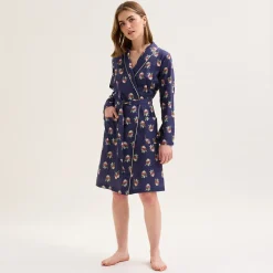 Yves Delorme Robe de chambre Loulou- Robes De Chambre & Kimonos|Vêtements De Nuit
