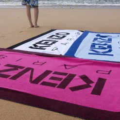 Yves Delorme Serviette de plage K Label- Draps De Plage