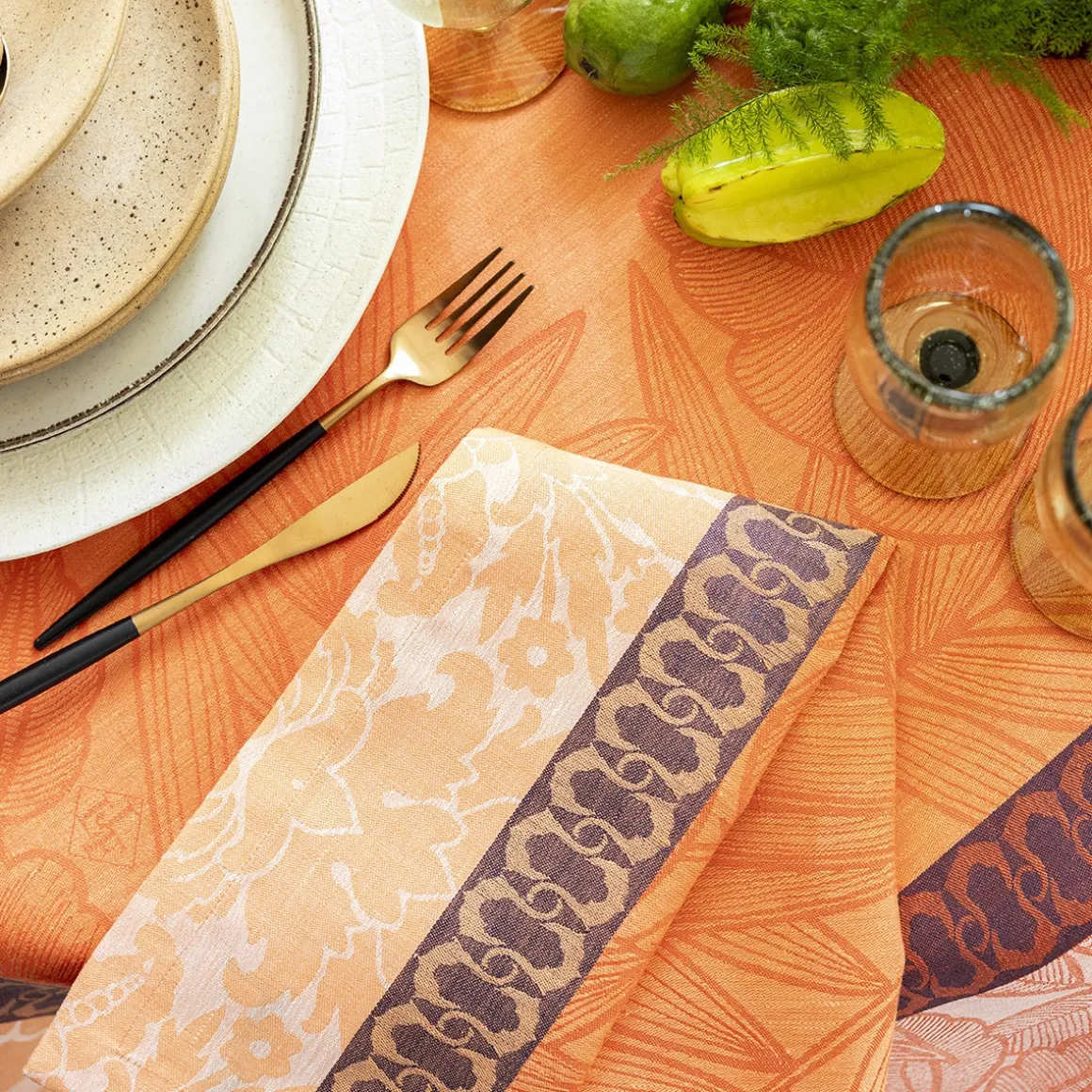 Yves Delorme Serviette de table Escapade Tropicale- Serviettes De Table