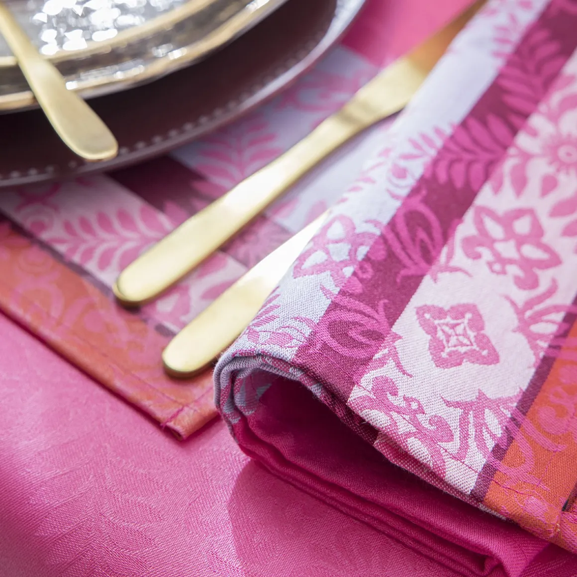 Yves Delorme Serviette de table Mumbai- Serviettes De Table