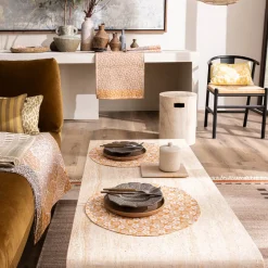 Yves Delorme Set de table Wagara enduit enduit- Sets De Table