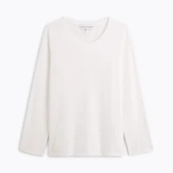 Yves Delorme Tee-shirt manches longues Les basiques- Hauts, Sweats, Vestes & Kimonos|Homewear & Loungewear