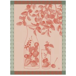 Yves Delorme Torchon Eaux de fruits rouges- Essuie Mains & Torchons